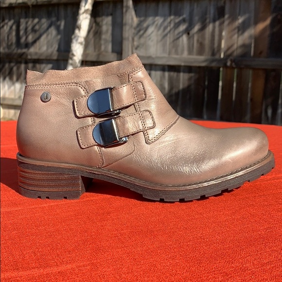 Jafa 401 Burlap Ankle Boots NWOB Size 38 - Picture 1 of 10